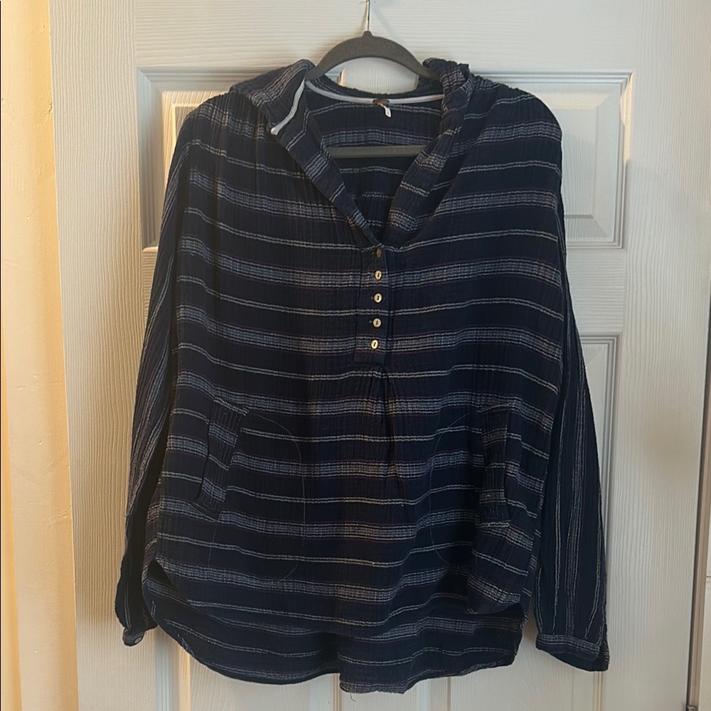Free People Rolling Clouds Oversized hoodie
